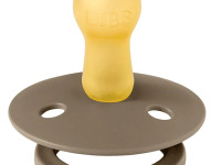 bibs suzeta rotunda din latex color l dark oak  (18-36 luni) 
