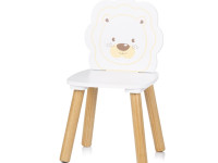chipolino diwh02450323 masă și două scaune din mdf "hipopotamul și leul"