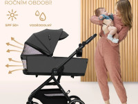 kinderkraft Коляска 2-в-1 yoxi серый