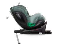 chipolino scaun auto "i-size isofix maximus" stkmm02404pg (40-150 cm.) verde