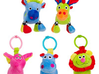 canpol 2/284 Плюшевая игрушка-погремушка "Весёлые Животные" в асс.
