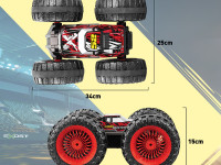 as kids 7530-20292 mașină cu radio control "land buster" roșu