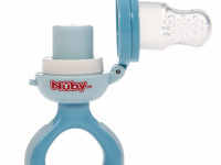 nuby nv05008 nibbler silicon (roz/albastru)