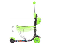 chipolino trotineta "kiddy evo" verde/graffiti 