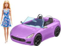 barbie hby29 Игровой набор "Барби на фиолетовом кабриолете"