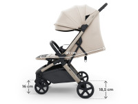 kinderkraft Прогулочная коляска nubi 3 бежевый