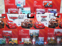 mattel gkg01 set de 3 mașini de bază din filmul "cars" (in sort.)