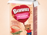  Винни terci cu lapte din hrişcă cu prebiotice (4m+) 200 gr.