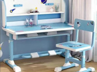 87098 / 1 Растущая парта + стул jchb05 (75 х 45 см.) синий