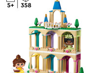 lego disney 43291 constructor "mini belle și tiana cu castel" (358 el.)