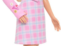 barbie jjn56 păpușă barbie "fashionistas № 243" cu tencuială roz