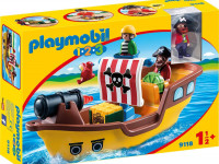 playmobil 9118 Конструктор "Пиратский корабль" серия 1.2.3.