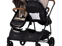chipolino carucior pentru gemeni duo smart kbds02503tr tiramisu