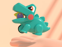 hola toys he797001 Игрушка "Карманный динозаврик" (в асс.)