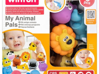 winfun 001303 set de jucării din silicon "jungle" (5 buc.)