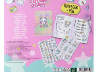 canenco cc60346 agenda cu pix puf "cutie crew"