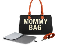baby mix 58350 geantă pentru mămici "mommy bag" negru