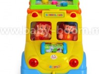 hola toys 796 Музыкальная игрушка "Школьный автобус"