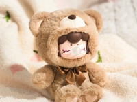 mnaxx jucarie de plus surpriza "pор tор rolife" seria "nanci" - ursuleț