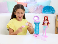disney princess jbf86 păpușa "ariel" cu măsuță de toaletă sidef
