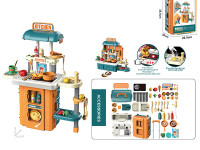 op 200844389 Игровой набор 3-в-1 "Кухня" в чемодане (49 предметов) 