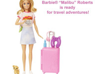 barbie hjy18 papusa barbie "malibu - călătorie"