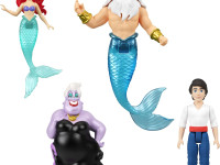 disney princess jhg84 set de figurine "ariel și prietenii"