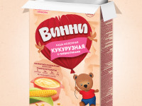 Винни terci din porumb cu lapte cu prebiotice (5 m+) 200 gr.