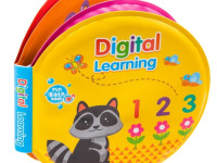 bocioland-194 0137 Мягкая обучающая книжка с пищалкой "Енот" bl013