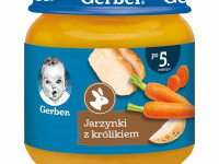 gerber Овощное пюре с кроликом (5 м+) 125 гр.