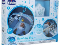chicco 104732 Арка для кроватки 2-в-1 "Радужное небо" голубой