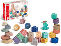 op 202142746 set de jucării din silicon (27 buc.)Набор силиконовых игрушек (27 шт.)