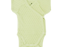 minikin 25100562 Боди "Ажурный листик" (р.62) оливковый