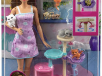 barbie hhb70 papusa barbie cu animale de companie