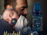 lovi 22/892 suzeta dinamica din silicon "stardust" (0-3 m) 2 buc. 