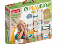 quercetti 86535 Конструктор с мячами "play bio megoga run" (49 дет.)