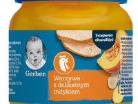 gerber Овощное пюре с индейкой (5 м+)125 гр.