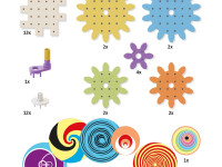 quercetti  82341 constructor "kaleido gears"