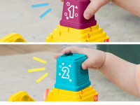 fisher price hrp32 jucărie interactivă " macara numărătoare și stivuitoare"