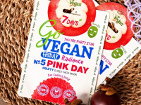 7days go vegan masca de țesut pentru față friday pink day, 25 g