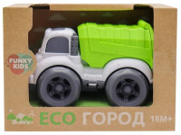 funky toys ft0278073 masina urbana eco (10 cm) verde