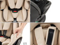 kinderkraft Автокресло xpedition 3 isofix гр. 0+/1/2/3 (0-36 кг.) бежевый