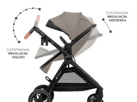 kinderkraft Коляска 3-в-1 esme бежевый