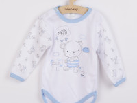 new baby 36693 Боди с длинным рукавом bears blue 50см (новорожденный)