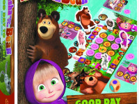 trefl 01784 joc de masă "good day to you! - masha și ursul"