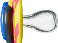 tommee tippee tt0153-2 suzeta simetrica din silicon fun pasare (6-18 luni) 2 buc.