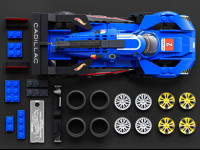 hot wheels jfr89 Конструктор speed cadillac project gtp hypercar (236 дет.)