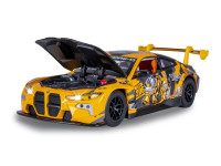 68296a mașină din metal 1:24 bmw m4 gt3 cu sunete și lumini