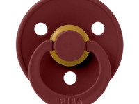 bibs suzeta rotunda din latex color m wine (6-18 luni)