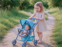 baby mix 56091 Коляска для кукол "lana" мятный